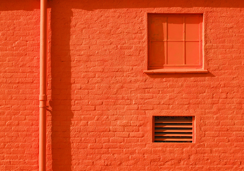orange wall