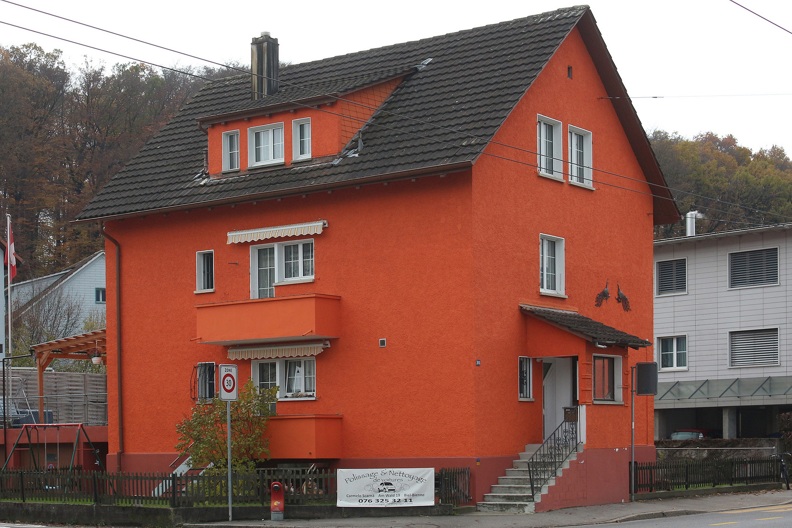 Orange wie ein rotes Tuch