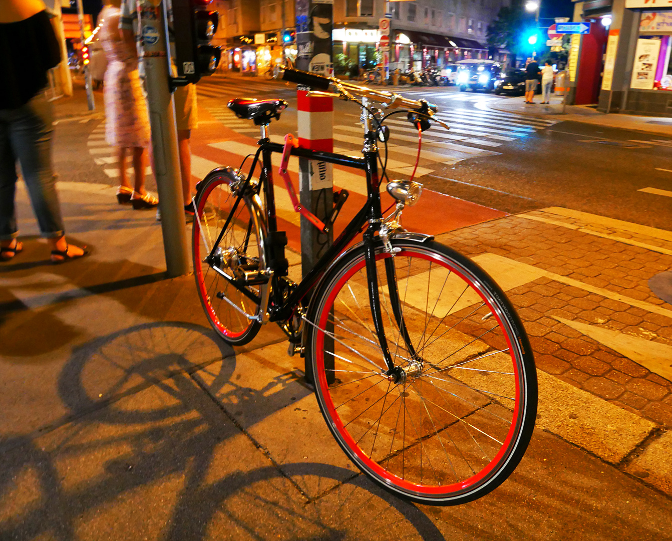 Orangefahrrad