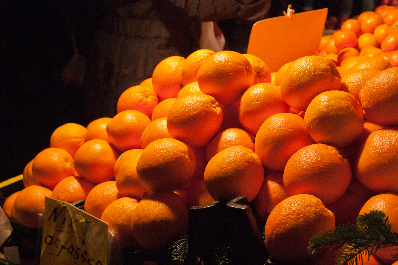 Orangen am Abend