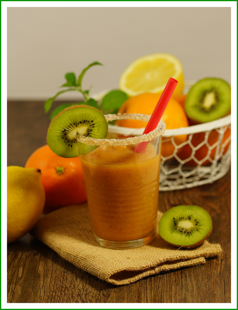 Orangen-Kiwi-Smoothie