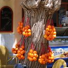 Orangen originell feilgeboten in Valdemossa