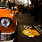 Orangener Oldtimer