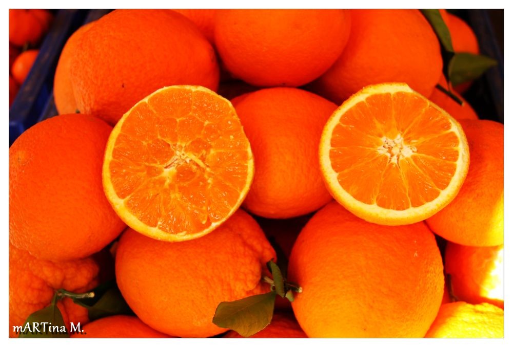 Orangenernte