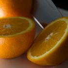 Orangenhälften