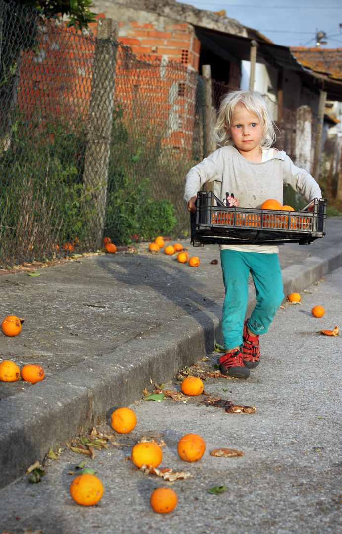 Orangenmädchen