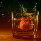 Orangensplash