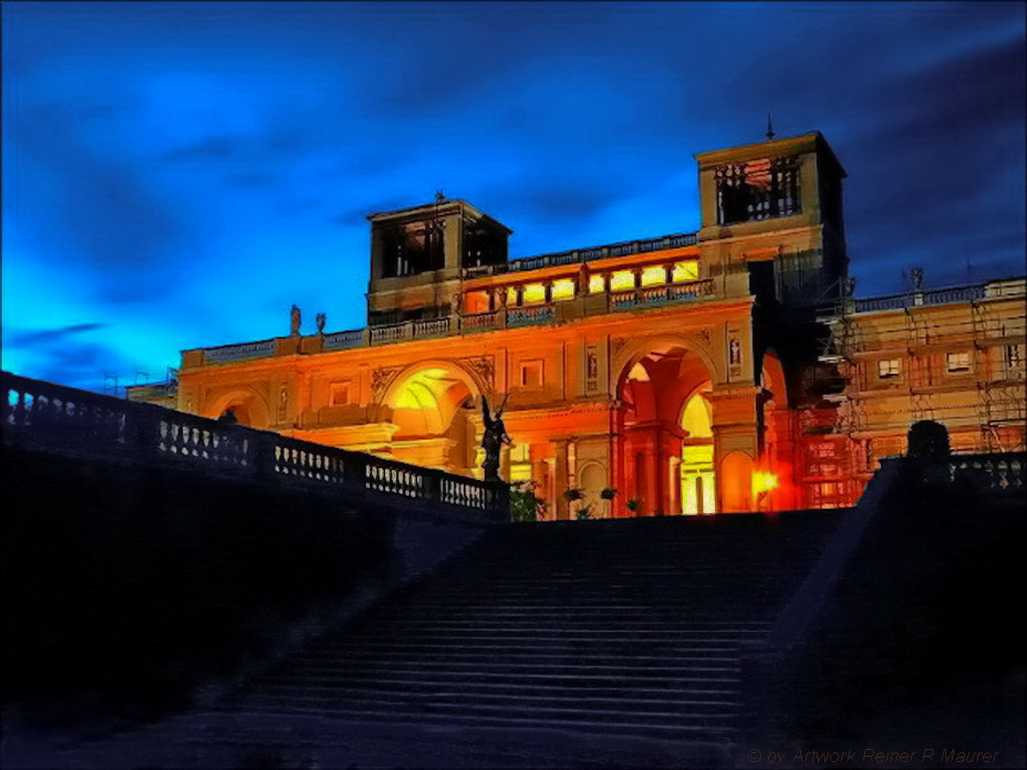 ORANGERIE AT THE BLUE HOUR