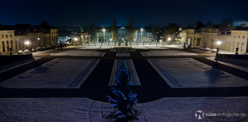 Orangerie Gotha im ersten Schnee des Jahres