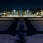 Orangerie Gotha im ersten Schnee des Jahres