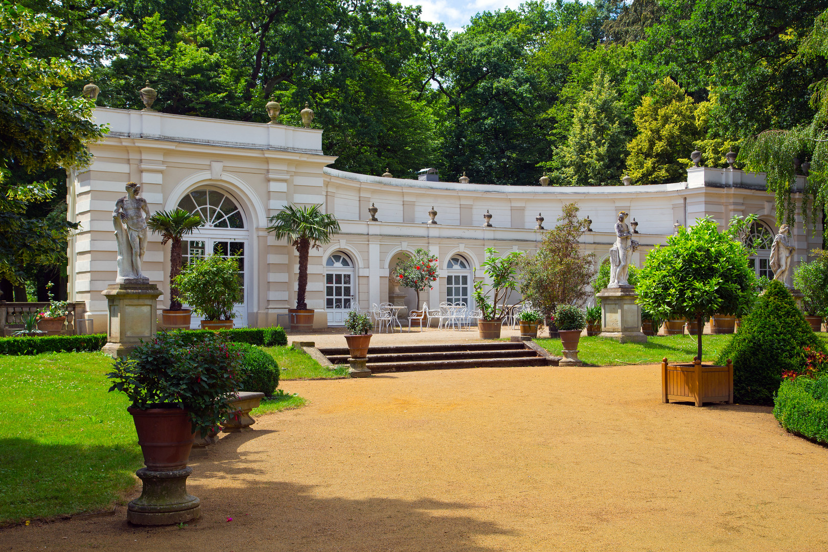 Orangerie im Schlosspark Wiepersdorf.(Brandenburg)