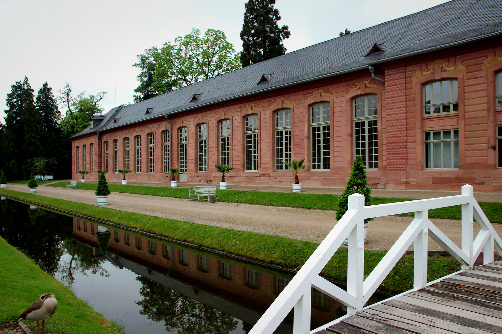 Orangerie im Spiegel