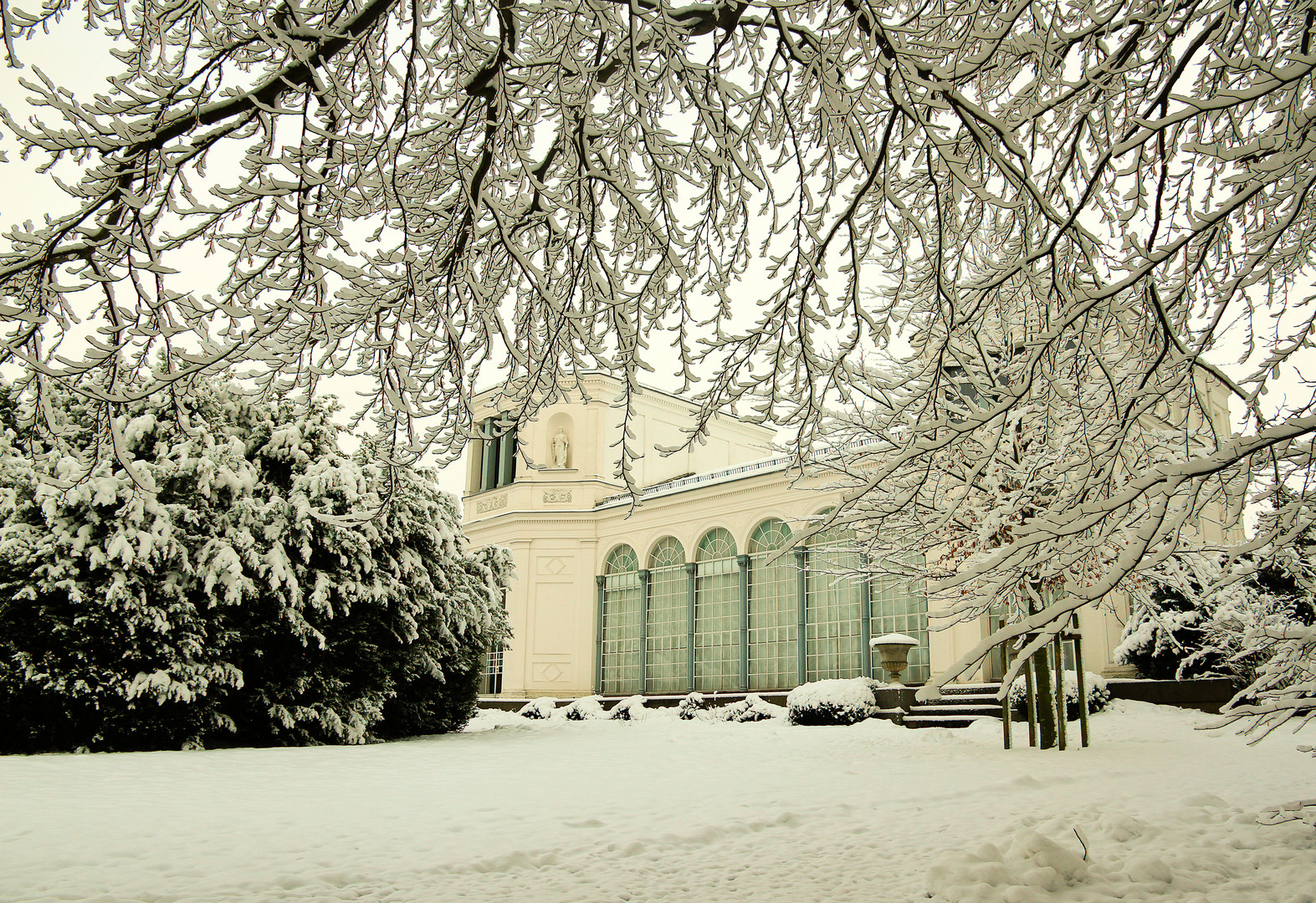 Orangerie im Winter