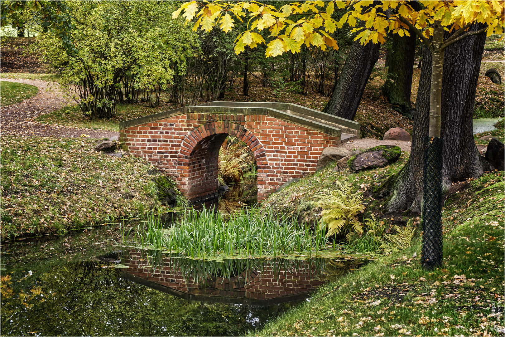 Oranienbaum, Brücke zum chinesischen Garten