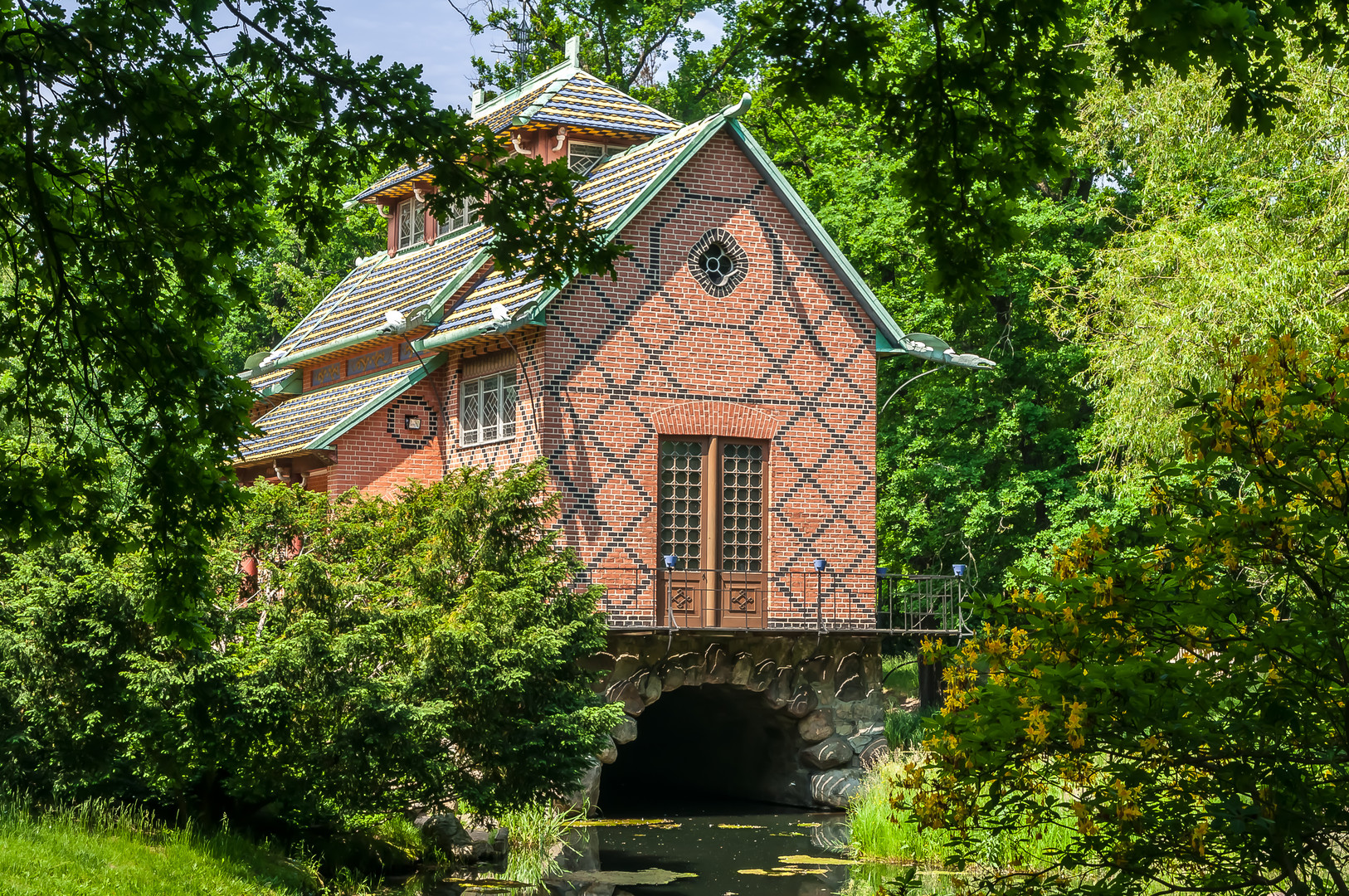 Oranienbaum Wörlitz - Schlosspark - Teehaus 