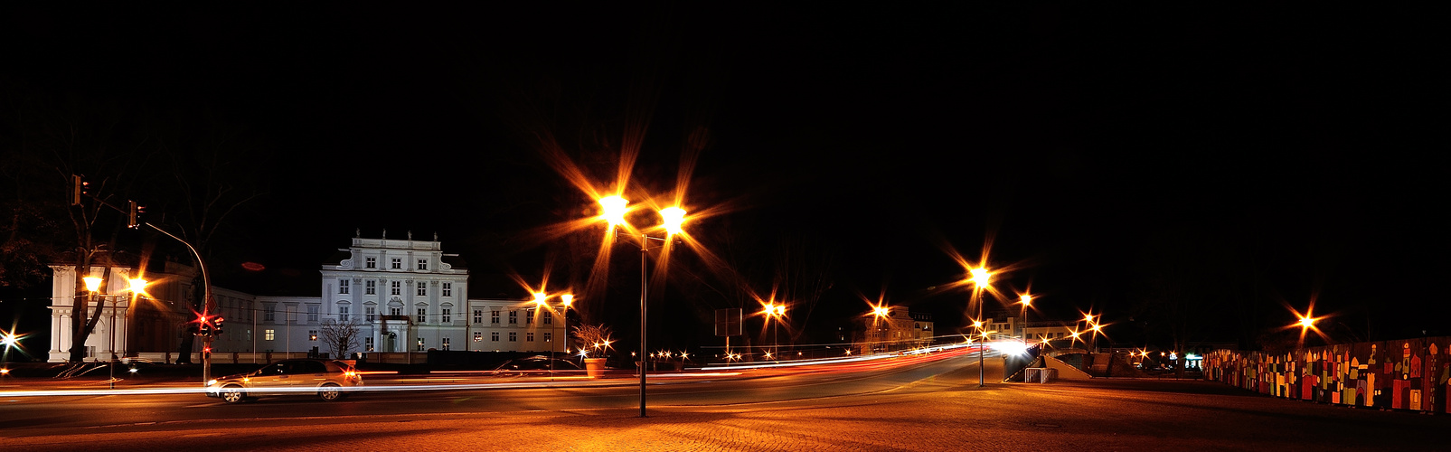 Oranienburg bei Nacht