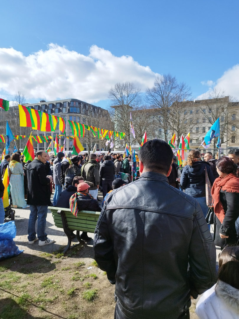 Oranienplatz in Kreuzberg 