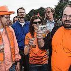 Oranjen hat man diesmal leider nur wenige gesehen...