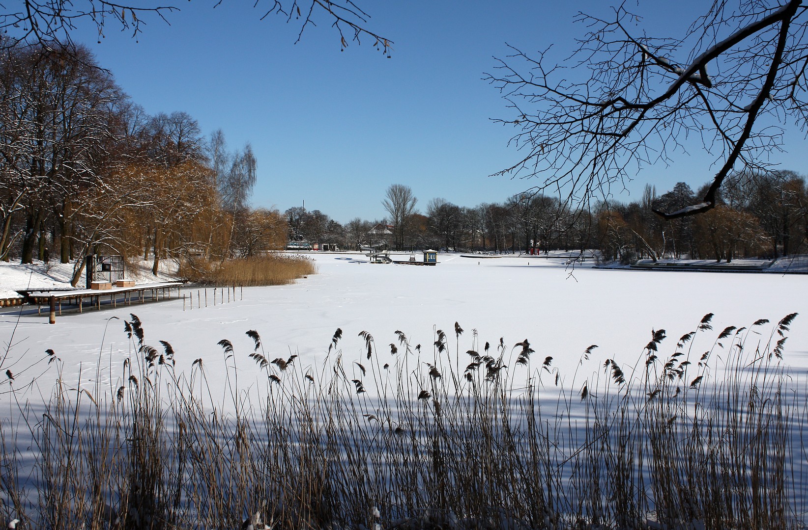 Orankesee verschneit