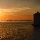 ORBETELLO....tramonto sul mulino del mare....