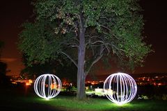 Orbs under the Tree