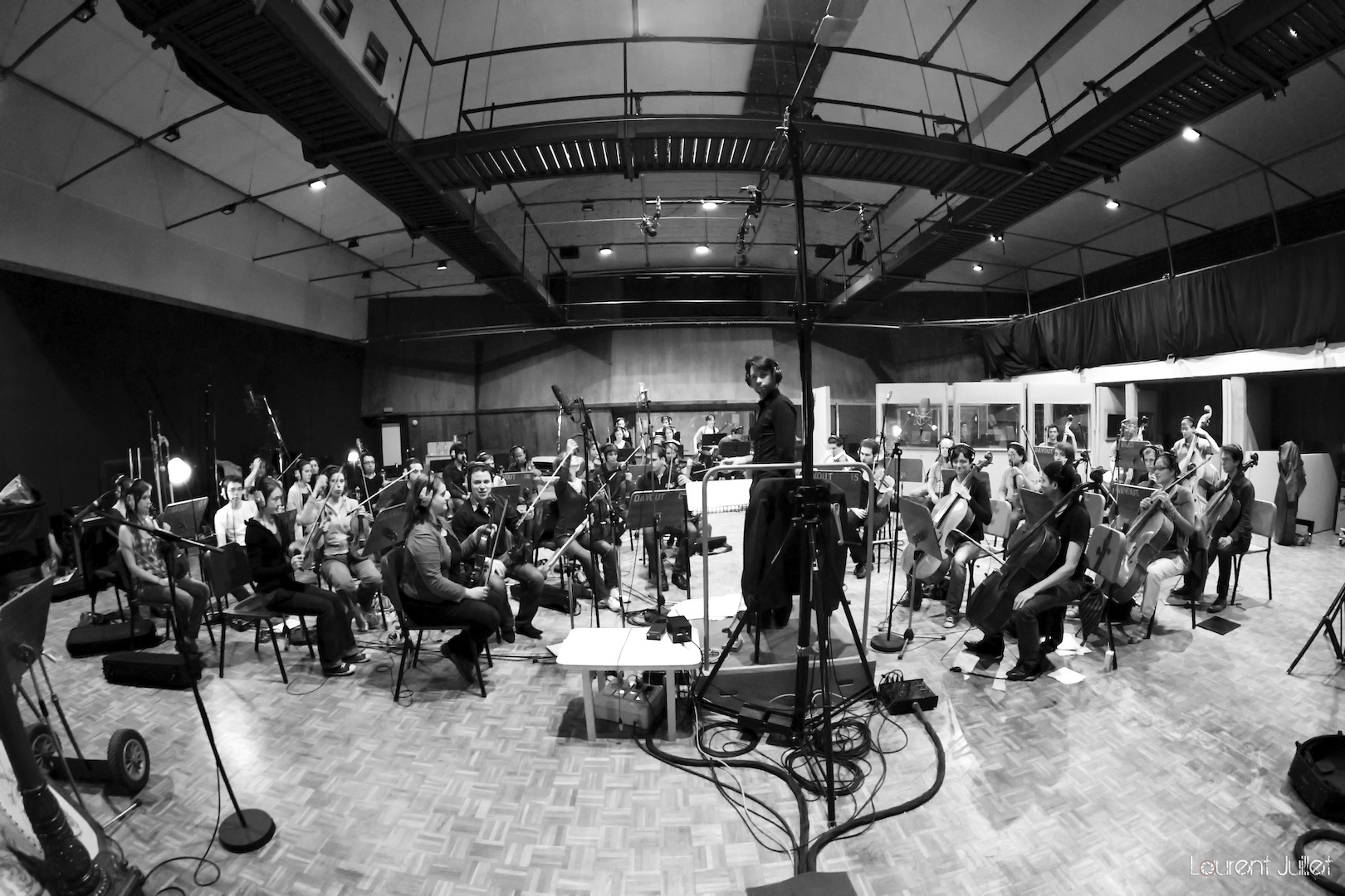 Orchestra Recording Session