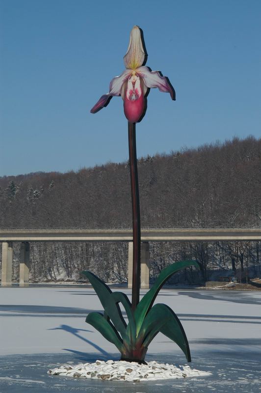 Orchidee von Marc Quinn im Seilersee in Iserlohn