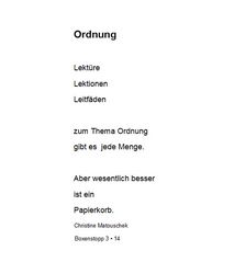 Ordnung BS 3 - 14