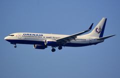 Orenair im Anflug auf Heraklion