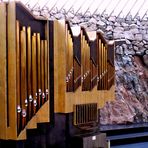 Organ in Temppeliaukio Lutheran Church - Helsinki, Finland