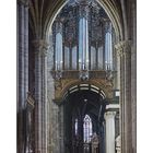 Organ Loft in St Bavo's Cathedral Ghent.