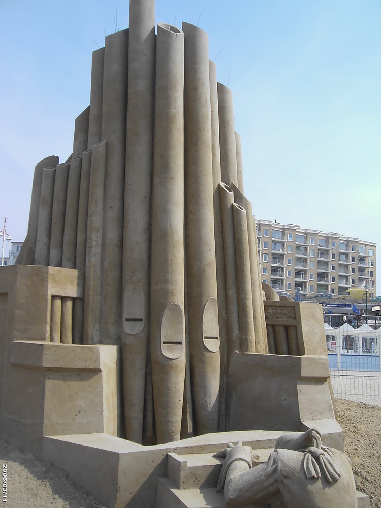 Orgel aus sand