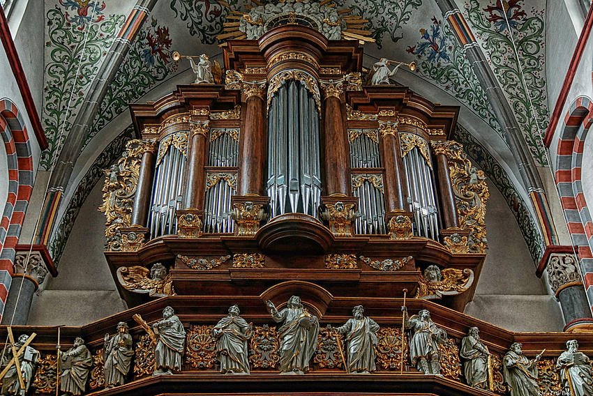 Orgel der Abteikirche in Brauweiler