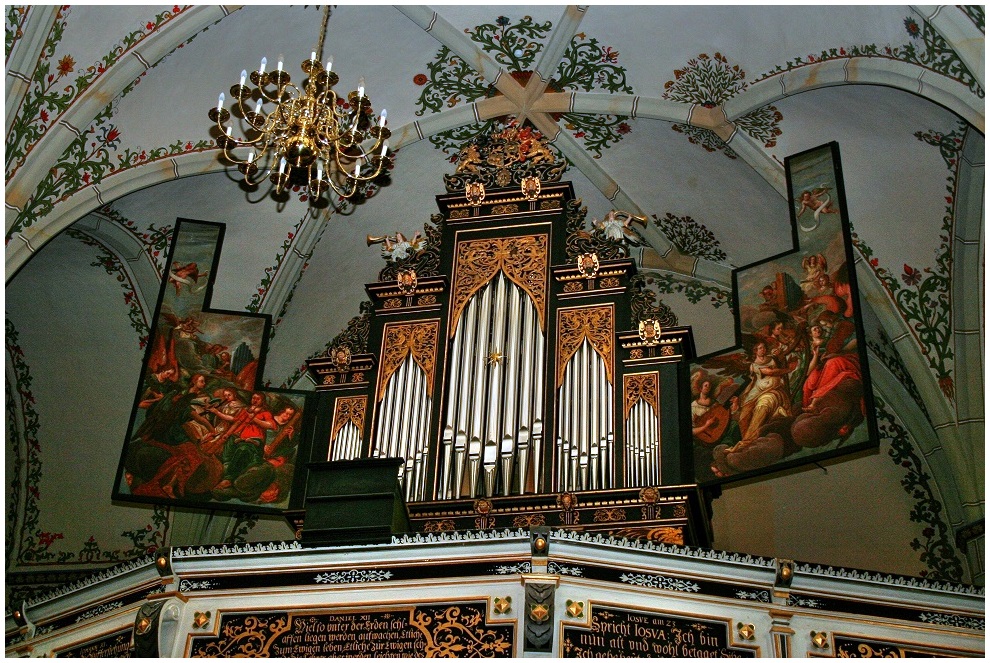 Orgel der Bergkirche in Schleiz