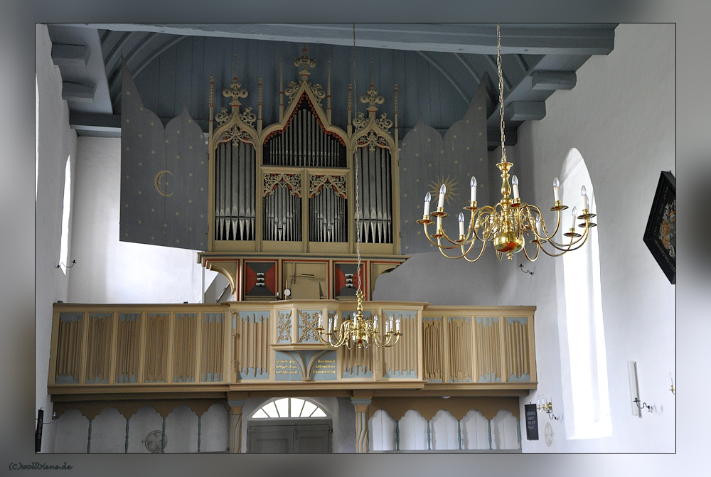 Orgel der Rysumer Kirche