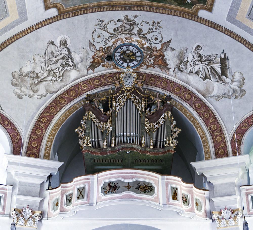 Orgel der St. Georgkirche in Ruhpolding