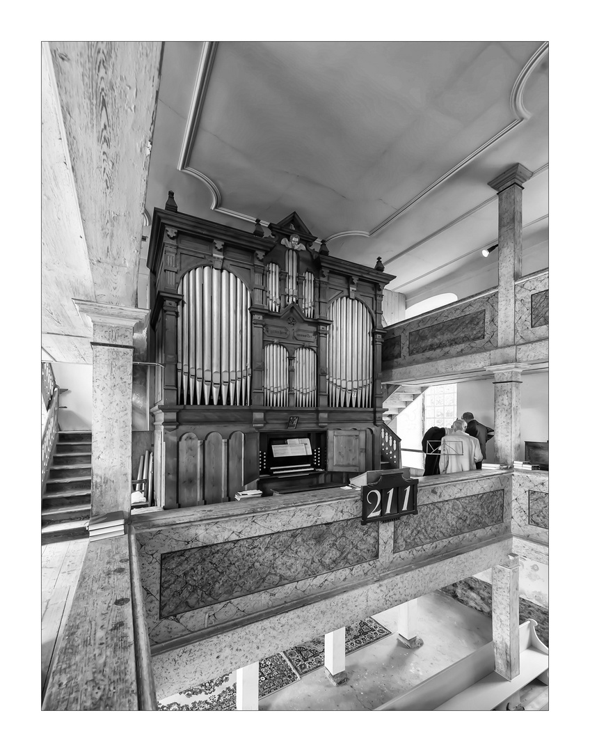 Orgel Dorfkirche Sachsen