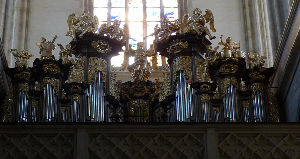 Orgel im Dom der Heiligen Barbara    / Kuttenberg