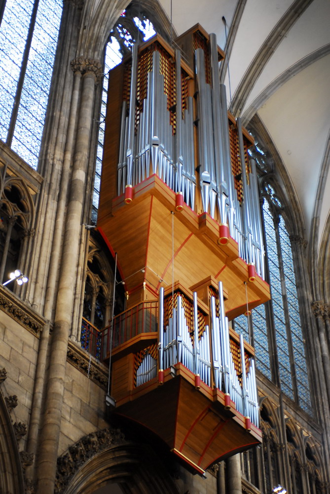 photo Kölner Dom Orgel orgel im kolner dom foto bild