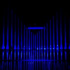 Orgel in blau