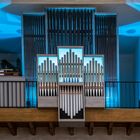 Orgel in blau