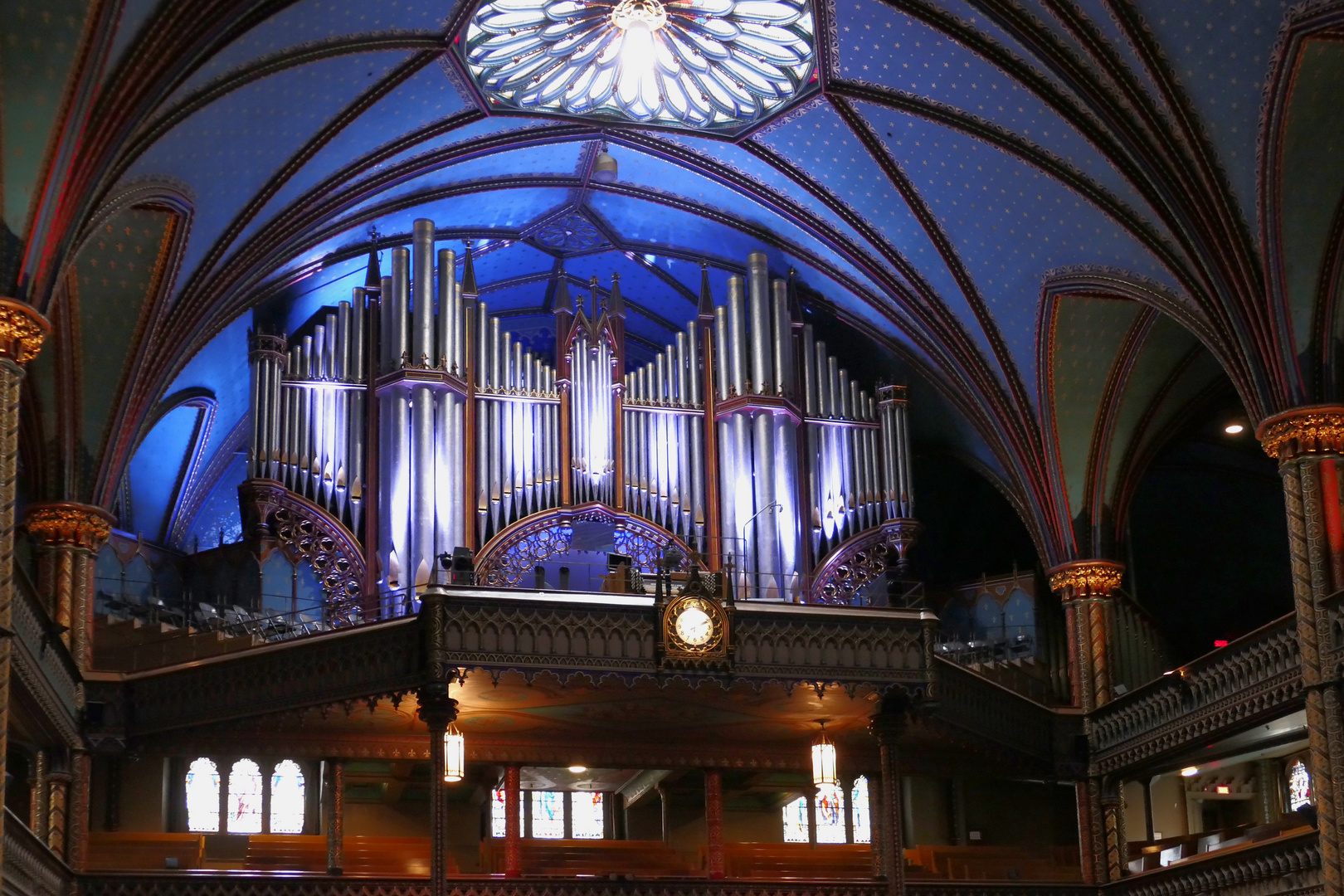 Orgel in der Basilika Notre Dame in Montreal