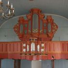 Orgel in der Kirche von Midlum im Rheiderland....