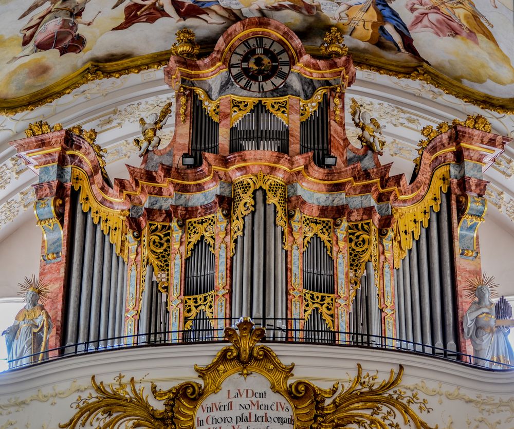 Orgel in der Klosterkirche Raitenhaslach