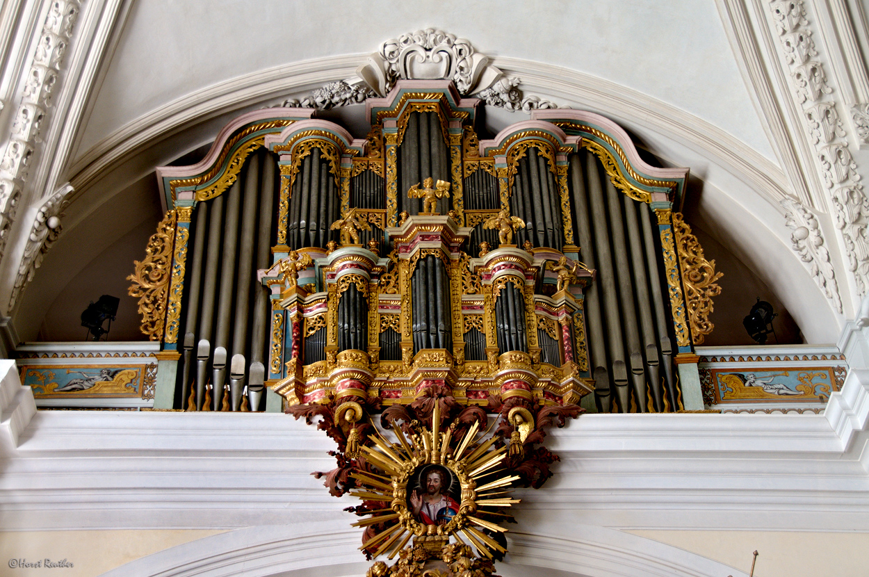 Orgel in der Schloss-Kapelle  Weilburg.