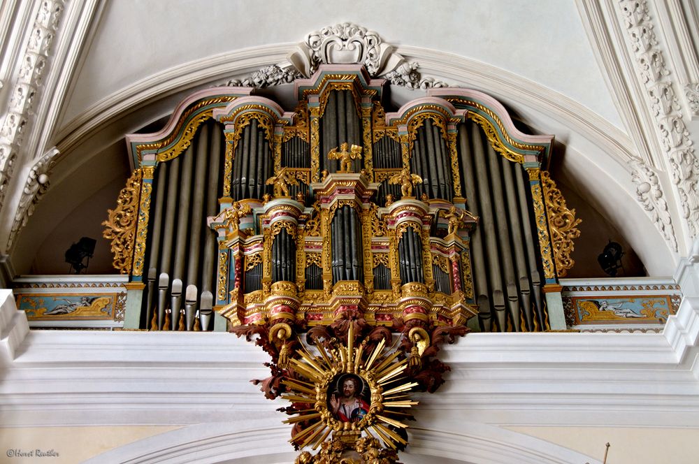 Orgel in der Schloss-Kapelle  Weilburg.