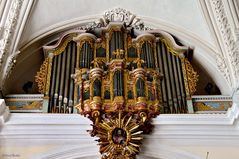 Orgel in der Schloss-Kapelle  Weilburg.