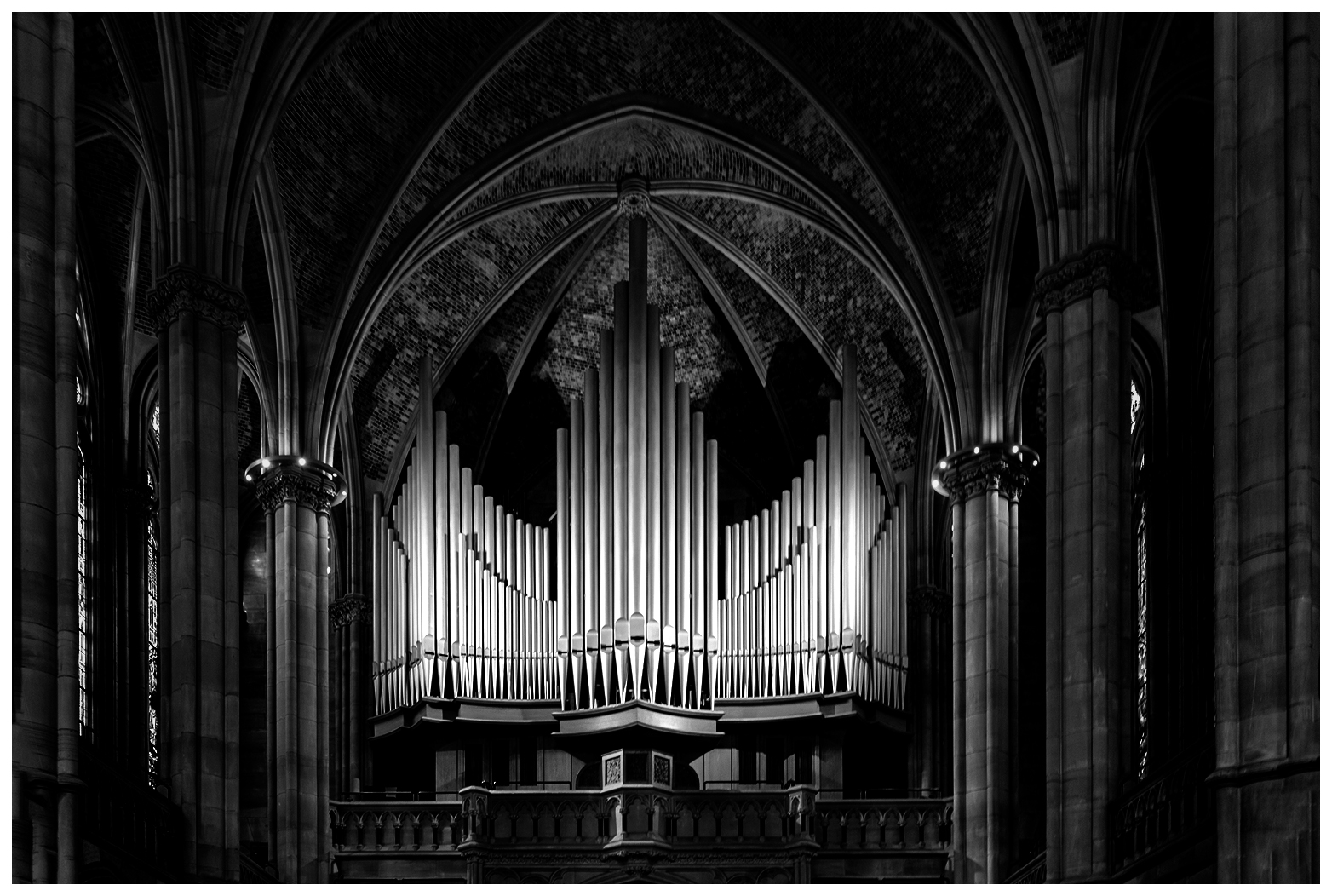 Orgel in Gedächniskirche. Stadt Speyer