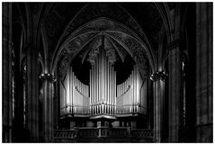 Orgel in Gedächniskirche. Stadt Speyer