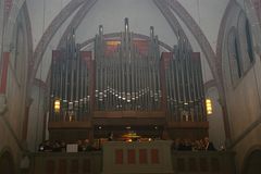 Orgel mit Chor von St. Nikolaus